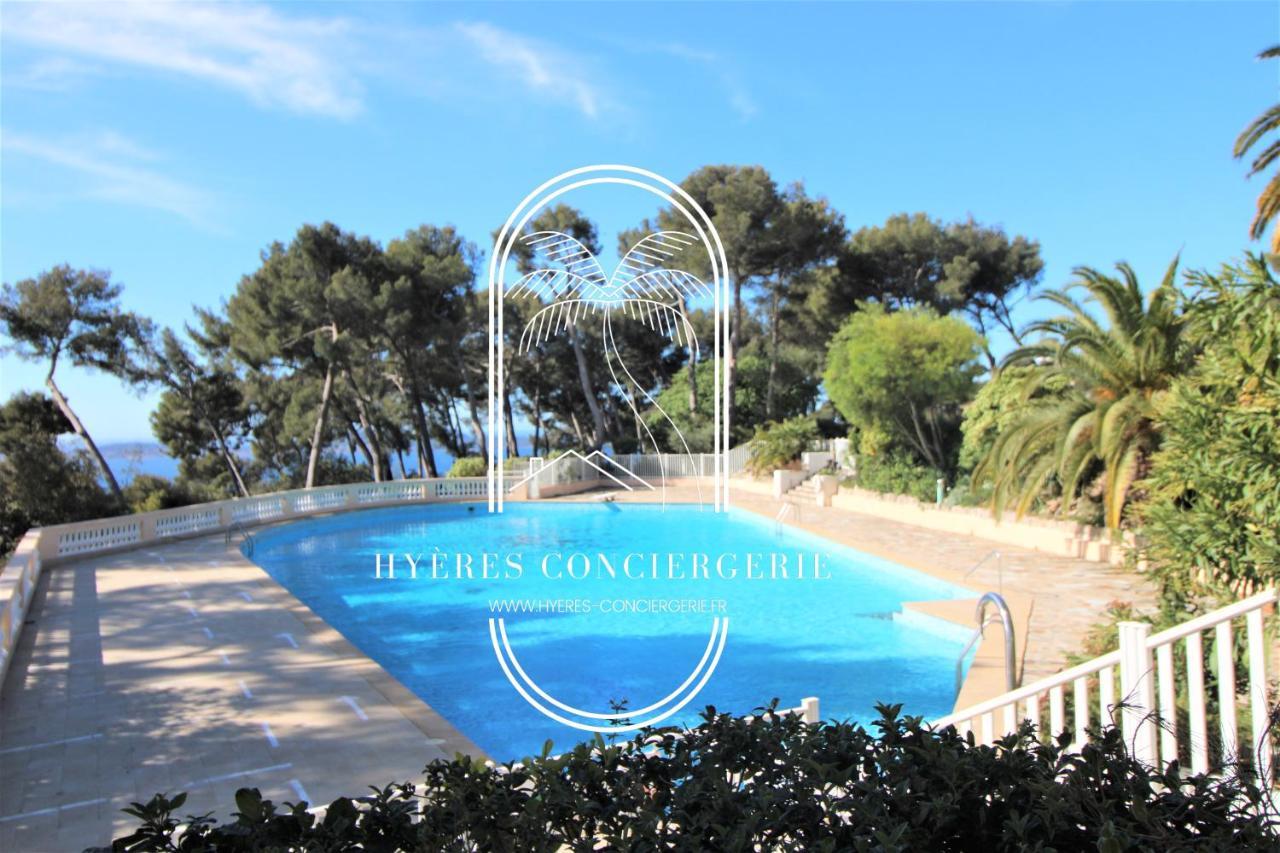 T3 Standing-Splendide Vue Mer - Piscine Parking By Hc Apartment Hyeres Exterior photo